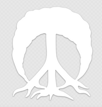 Peace Tree Transfer Sticker